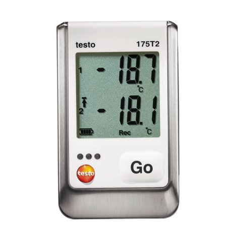 TESTO 175 T2 2-Channel Temperature Data Logger With Connection For Ntc Probe 0572 1752